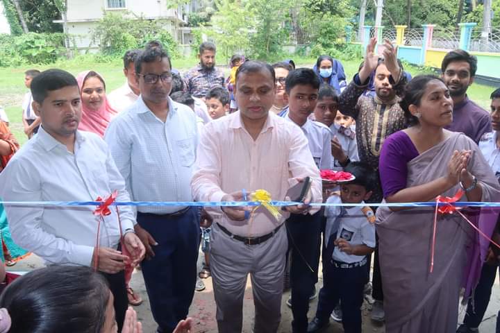 On the occasion of the happy inauguration of the second floor of the main building of the Zila Proshashon School and College School and College (English version) Noakhali and the newly constructed guardian camp